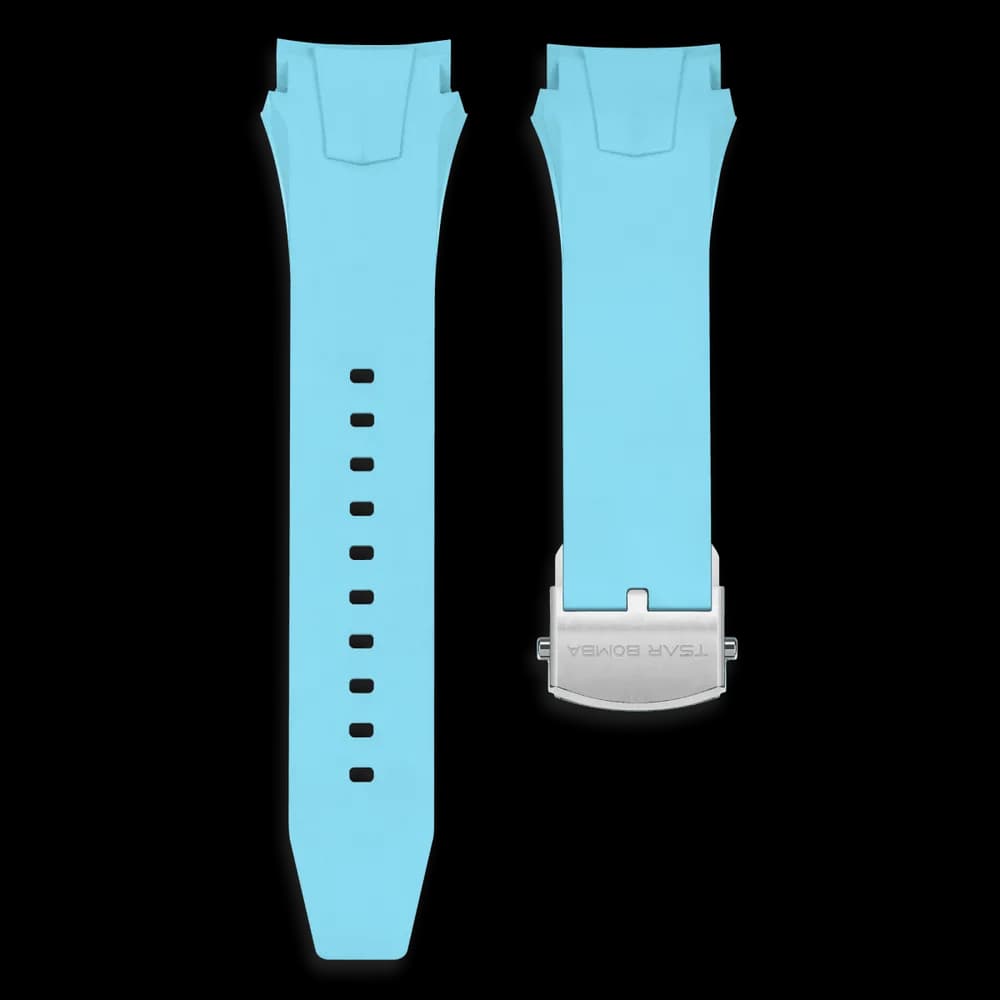 TSAR BOMBA DARKMATTERSTRAP — Deployant Clasp-Lake Blue