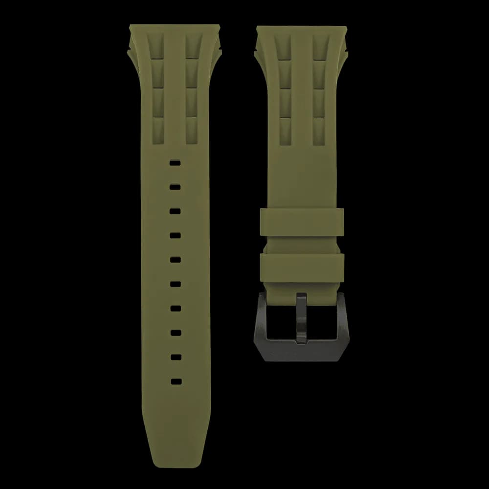 TSAR BOMBA TSARBOMBA-WATCH-STRAP — Silicone Strap-Olive